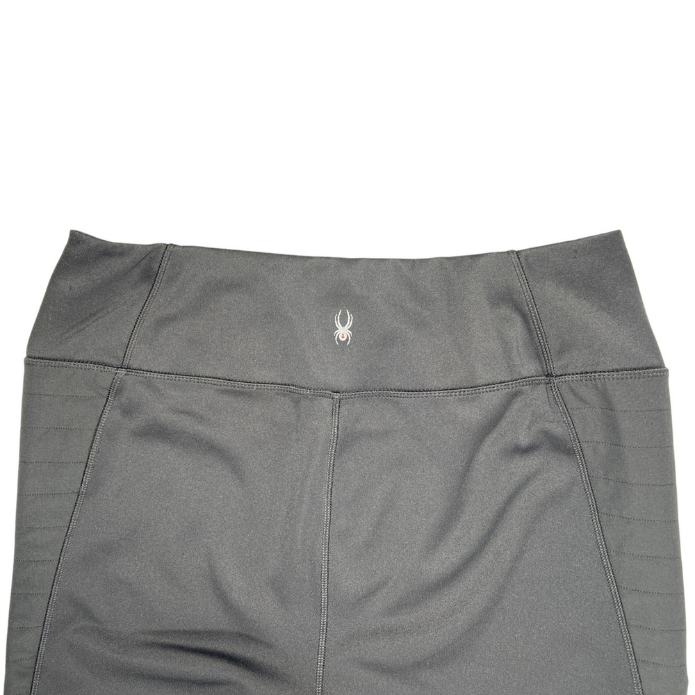 Spyder Fleece Lined Heavyweight Leggings Black Base Layer XL Outdoor Hiking GUC‎ - Picture 5 of 7